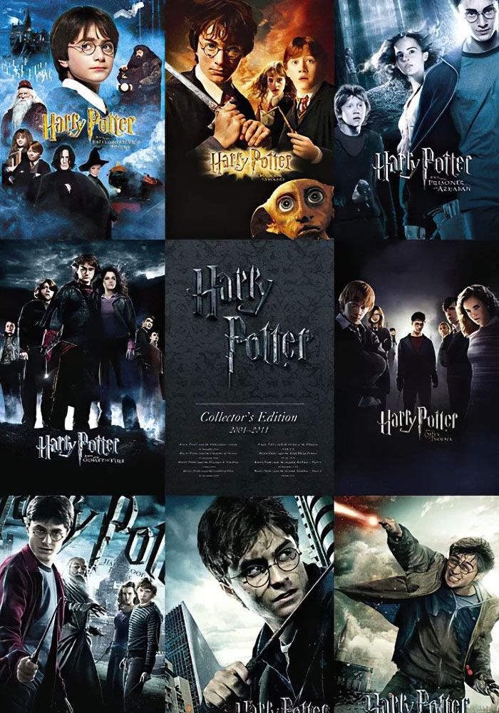 Harry Potter 8 Movie Collector's Edition with all movie art
